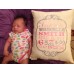 Vintage - Birth Announcement Pillow
